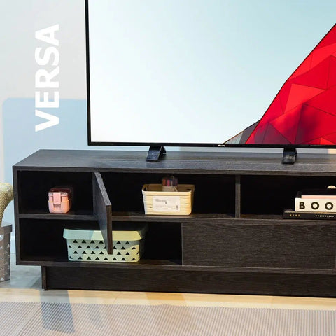 Rack VERSA negro - Open Hogar