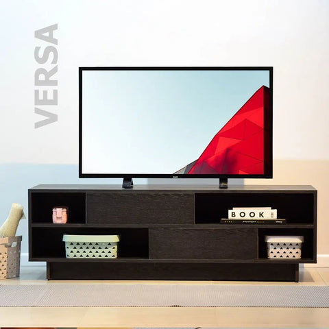 Rack VERSA negro - Open Hogar
