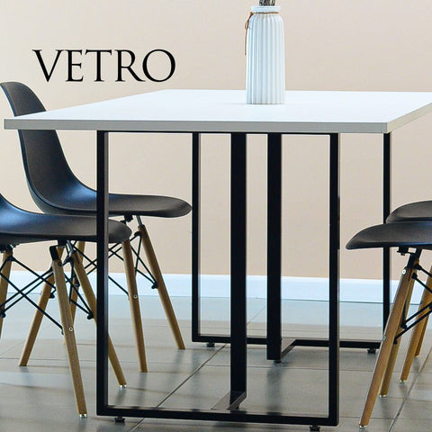 Set Mesa VETRO + Silla TOWER negro