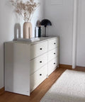 Set Cómoda VENIUS blanco blanco - Open Hogar