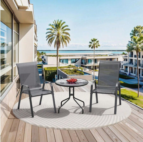 Set GARDEN Mesa + 2 Sillas - Open Hogar