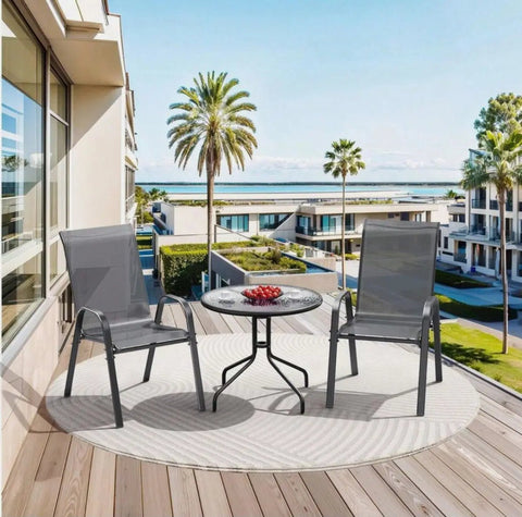 Set GARDEN Mesa + 2 Sillas - Open Hogar