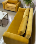Set Greco 3+1 amarillo - Open Hogar