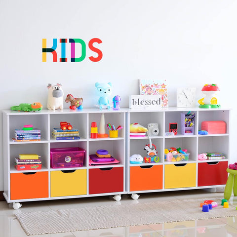 Set Jugueteros KIDS color - Open Hogar