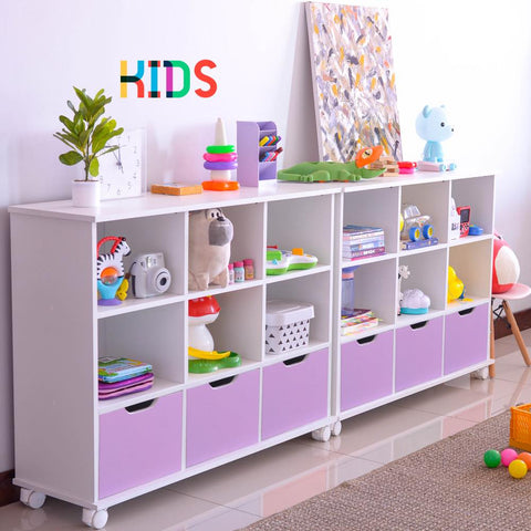 Set Jugueteros KIDS lila - Open Hogar