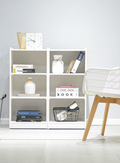 Set Librero CLICK blanco - Open Hogar