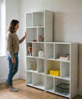 Set Libreros ASTRO blanco - Open Hogar