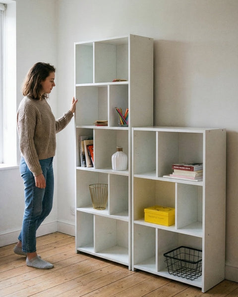 Set Libreros ASTRO blanco - Open Hogar