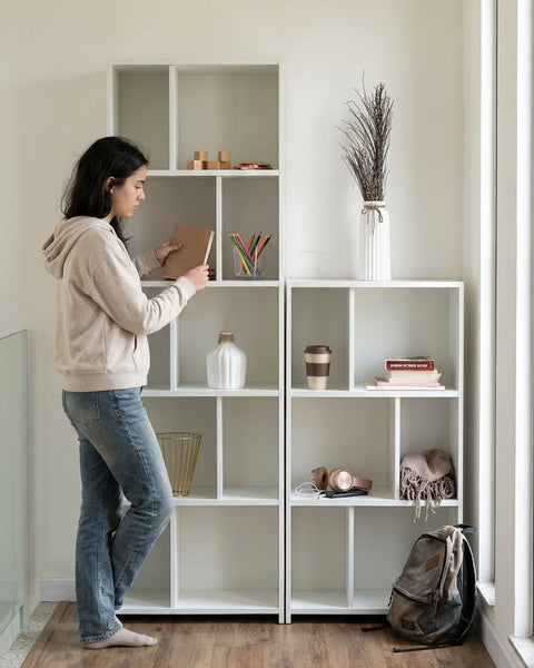 Set Libreros ASTRO blanco - Open Hogar