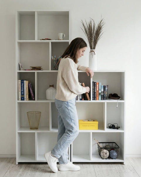 Set Libreros ASTRO blanco - Open Hogar