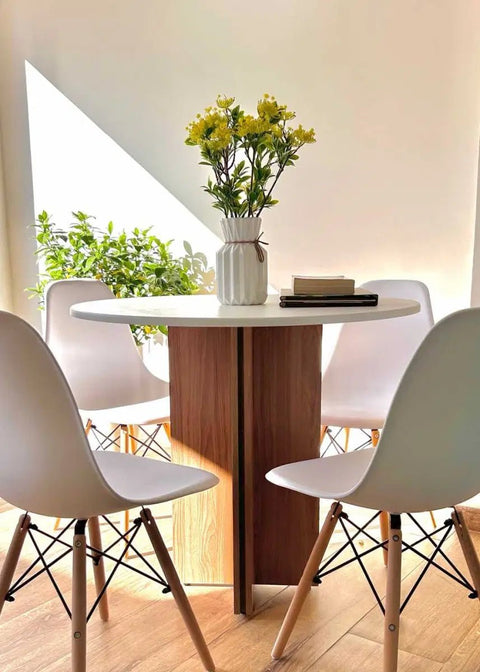 Set Mesa CITY TOWER blanco - Open Hogar