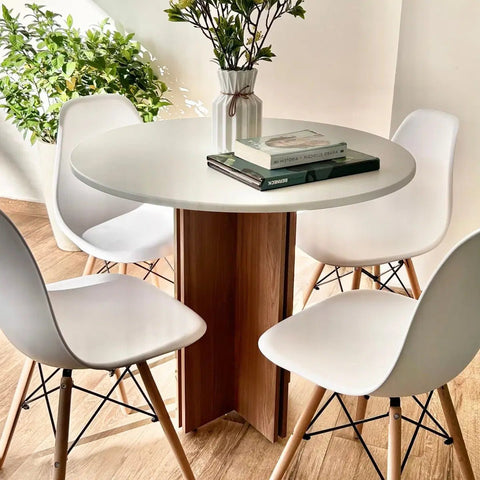 Set Mesa CITY TOWER blanco - Open Hogar