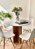 Set Mesa CITY TOWER blanco - Open Hogar