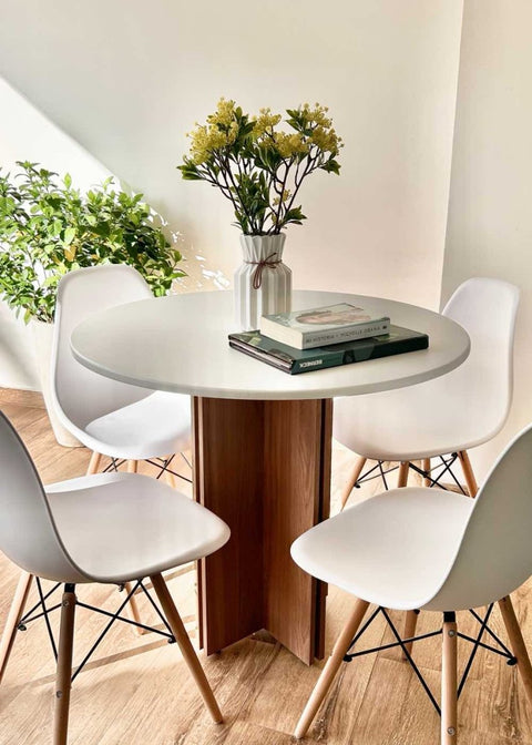Set Mesa CITY TOWER blanco - Open Hogar