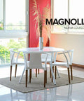 Set Mesa MAGNOLIA PALTA blanco - Open Hogar
