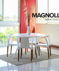 Set Mesa MAGNOLIA PALTA blanco - Open Hogar