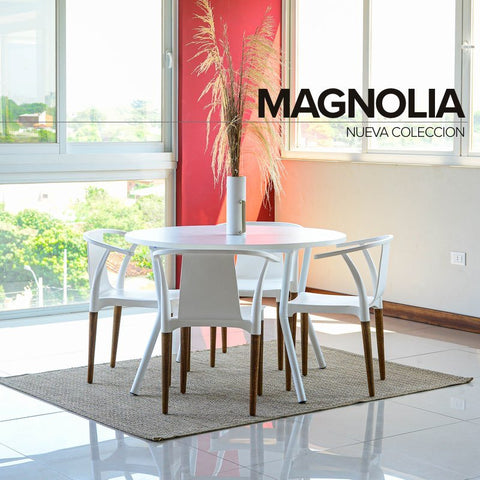 Set Mesa MAGNOLIA PALTA blanco - Open Hogar