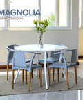 Set Mesa MAGNOLIA PALTA gris - Open Hogar