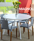 Set Mesa MAGNOLIA PALTA gris - Open Hogar
