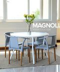 Set Mesa MAGNOLIA PALTA gris - Open Hogar