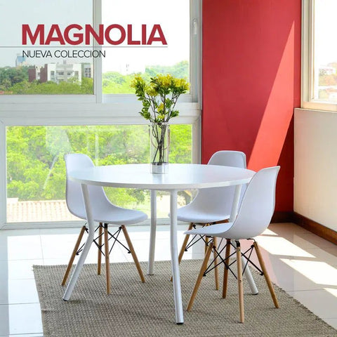 Set Mesa MAGNOLIA TOWER blanco - Open Hogar