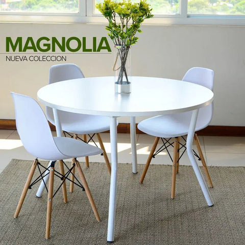 Set Mesa MAGNOLIA TOWER blanco - Open Hogar