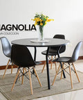 Set Mesa MAGNOLIA TOWER negro - Open Hogar