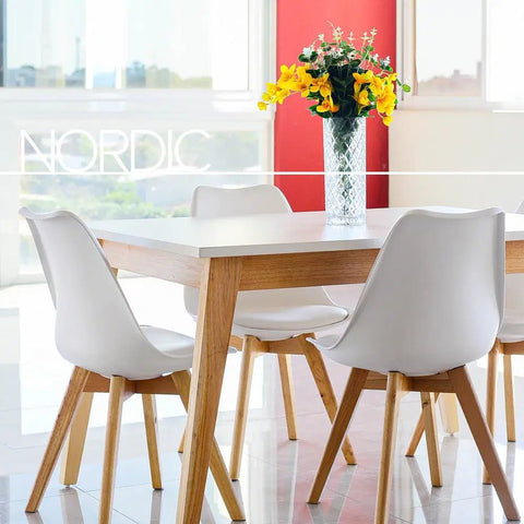 Set Mesa NORDIC + Sillas PARIS - Open Hogar