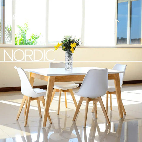 Set Mesa NORDIC + Sillas PARIS - Open Hogar