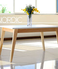 Set Mesa NORDIC + Sillas TOWER blanco - Open Hogar