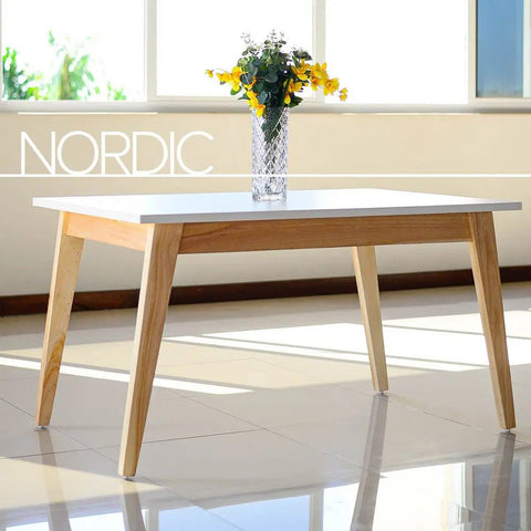 Set Mesa NORDIC + Sillas TOWER negro - Open Hogar