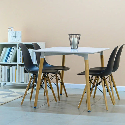 Set Mesa TOWER + 4 Sillas - Open Hogar