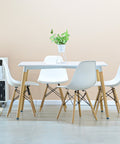 Set Mesa TOWER + 4 Sillas - Open Hogar