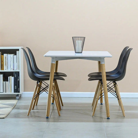 Set Mesa TOWER + 4 Sillas - Open Hogar