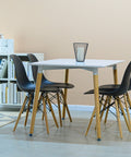 Set Mesa TOWER + 4 Sillas - Open Hogar