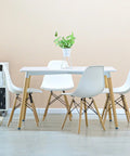 Set Mesa TOWER + 4 Sillas - Open Hogar