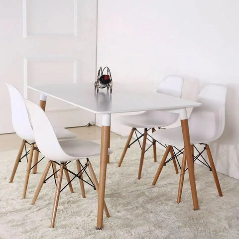 Set Mesa TOWER + 4 Sillas - Open Hogar