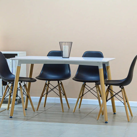 Set Mesa TOWER + 4 Sillas - Open Hogar