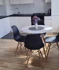 Set Mesa TOWER + 4 Sillas TOWER - Open Hogar