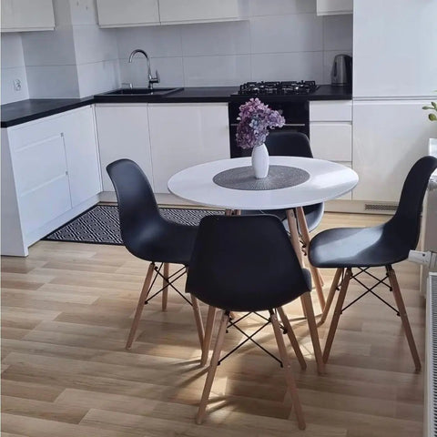 Set Mesa TOWER + 4 Sillas TOWER - Open Hogar