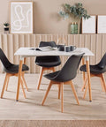 Set Mesa TOWER + Sillas PARIS - Open Hogar