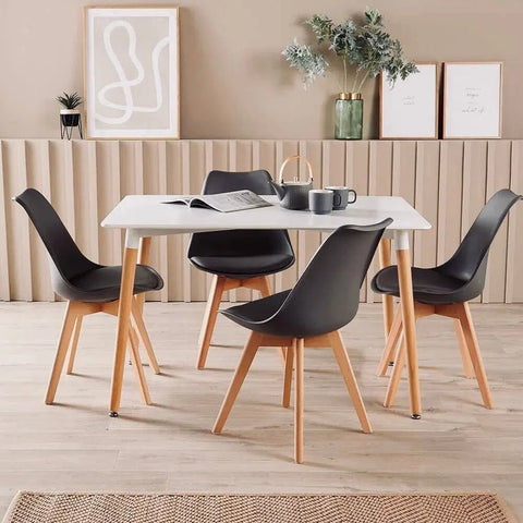 Set Mesa TOWER + Sillas PARIS - Open Hogar