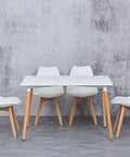 Set Mesa TOWER + Sillas PARIS - Open Hogar