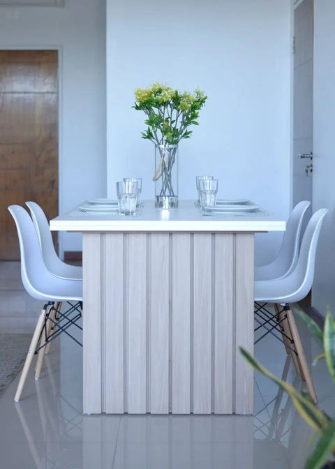 Set Mesa URBAN TOWER blanco - Open Hogar