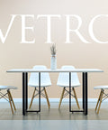Set Mesa VETRO + Silla TOWER blanco - Open Hogar