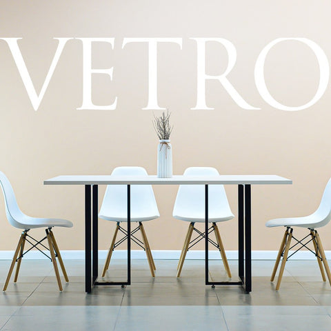 Set Mesa VETRO + Silla TOWER blanco - Open Hogar