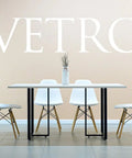 Set Mesa VETRO + Silla TOWER blanco - Open Hogar