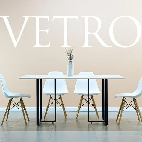 Set Mesa VETRO + Silla TOWER blanco - Open Hogar