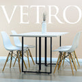 Set Mesa VETRO + Silla TOWER blanco - Open Hogar