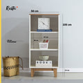 Set Rack ALAMO + Librero NATIVA - Open Hogar